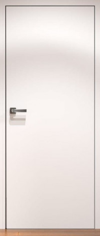 SV-Design Межкомнатная дверь Invisible ALU Revers с 3 сторон под покраску, арт. 19911