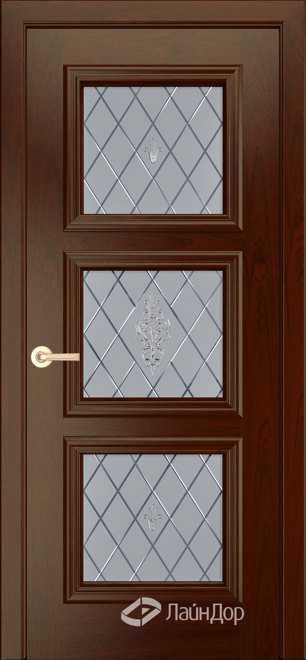 ЛайнДор Межкомнатная дверь Грация ПО Лилия, арт. 10328 - фото №6