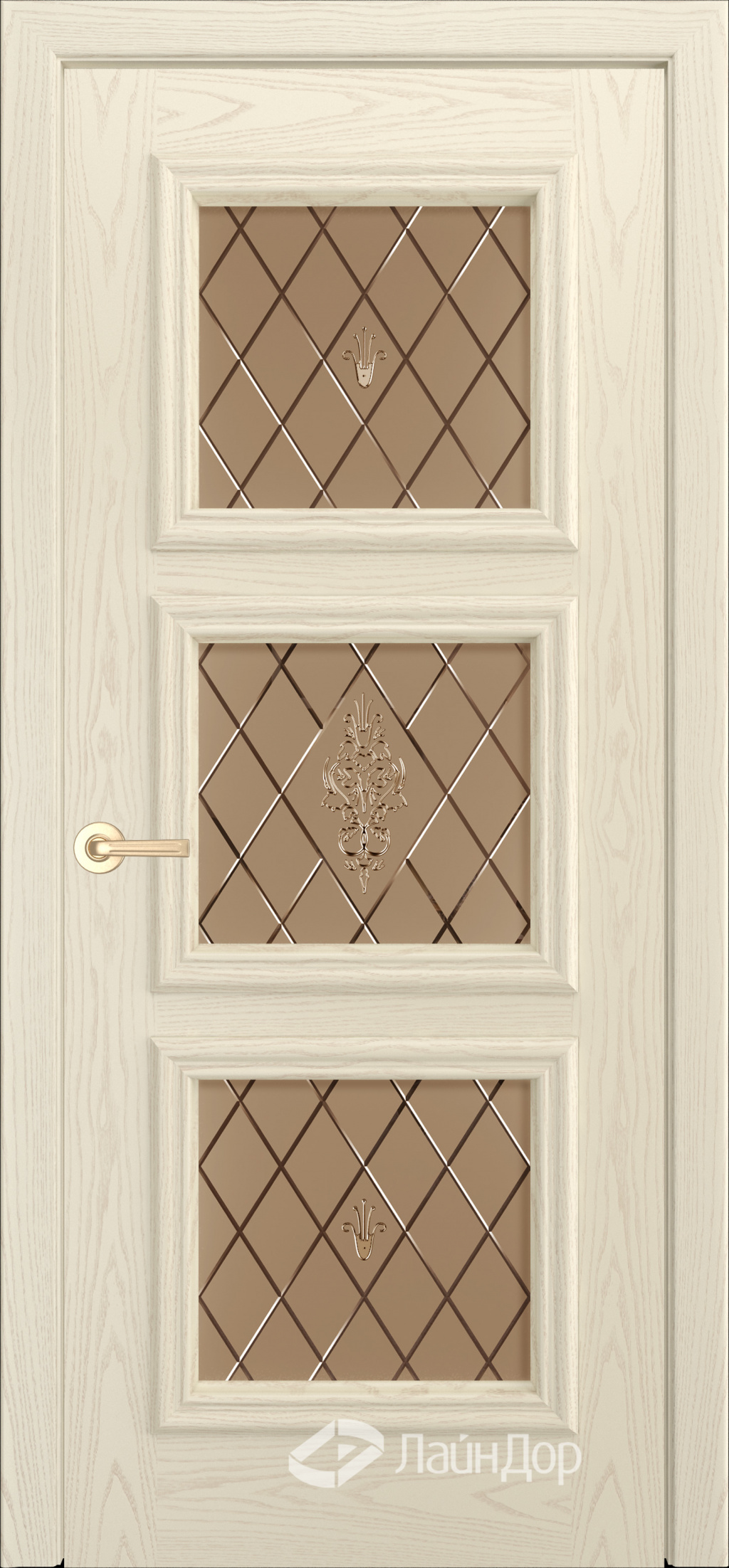 ЛайнДор Межкомнатная дверь Грация ПО Лилия, арт. 10328 - фото №1