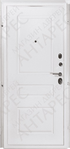 Антарес Входная дверь Виктория Белая филенки, арт. 0003524 - фото №1