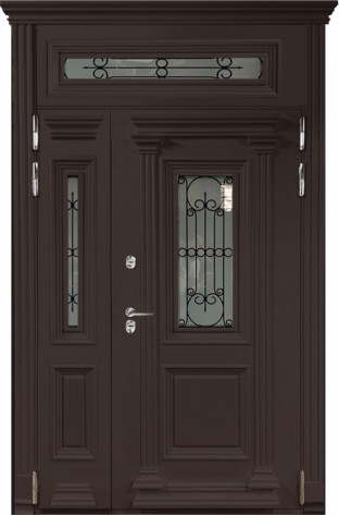 Absolut Doors Входная дверь TERMO Imperial ДО модель 4555
Размер 1450*2700 полуглянец 8019, арт. 0005219